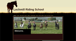 Desktop Screenshot of lochmillridingschool.com